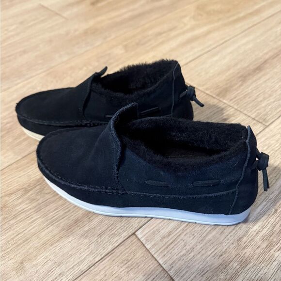 Sperry Mock Sider Moccasin Faux Fur Lined Sneaker Loafer Shoe Womens Siz… - Picture 2 of 6